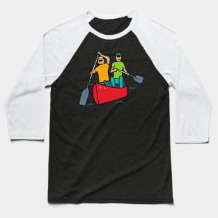 Canoeing Baseball T-Shirt